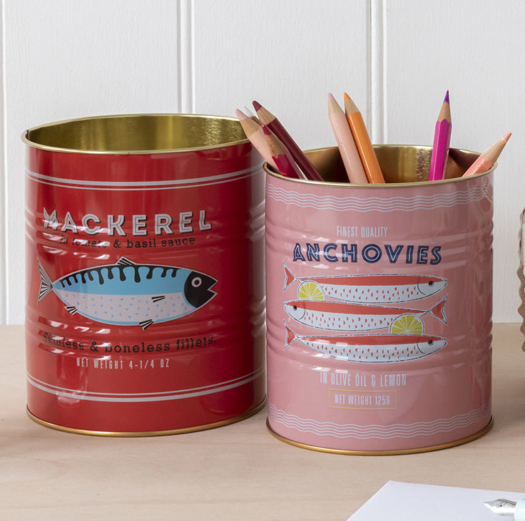 Fish Storage Tins - Set of 2