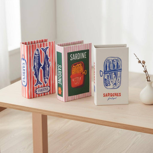 Sardine Book Boxes - 3 Styles To Choose From