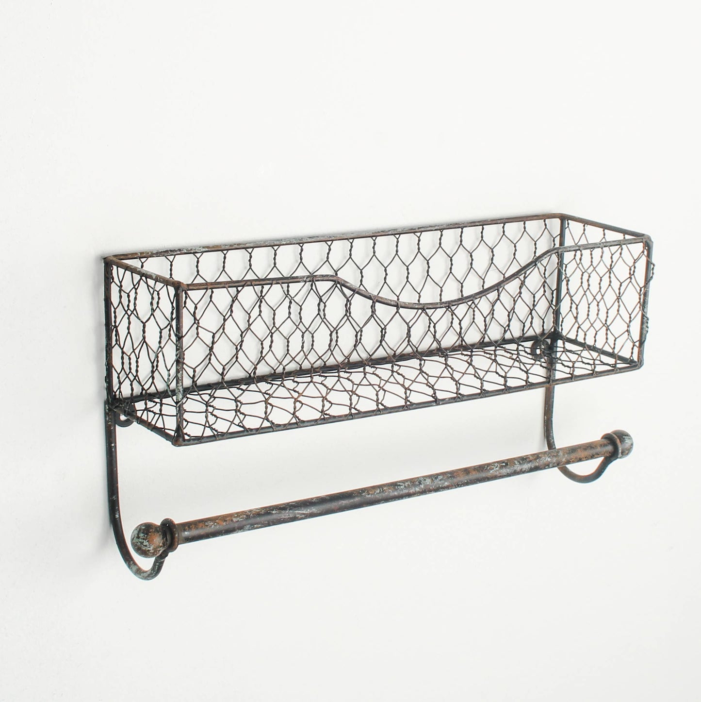 Wirey Shelf & Towel Rail