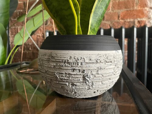 Rustic Bi-Colour Planter - 2 Sizes