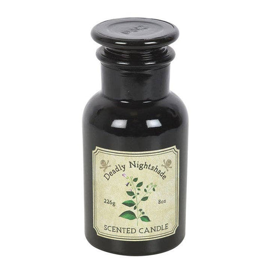 Deadly Nightshade Gothic Apothecary Candle