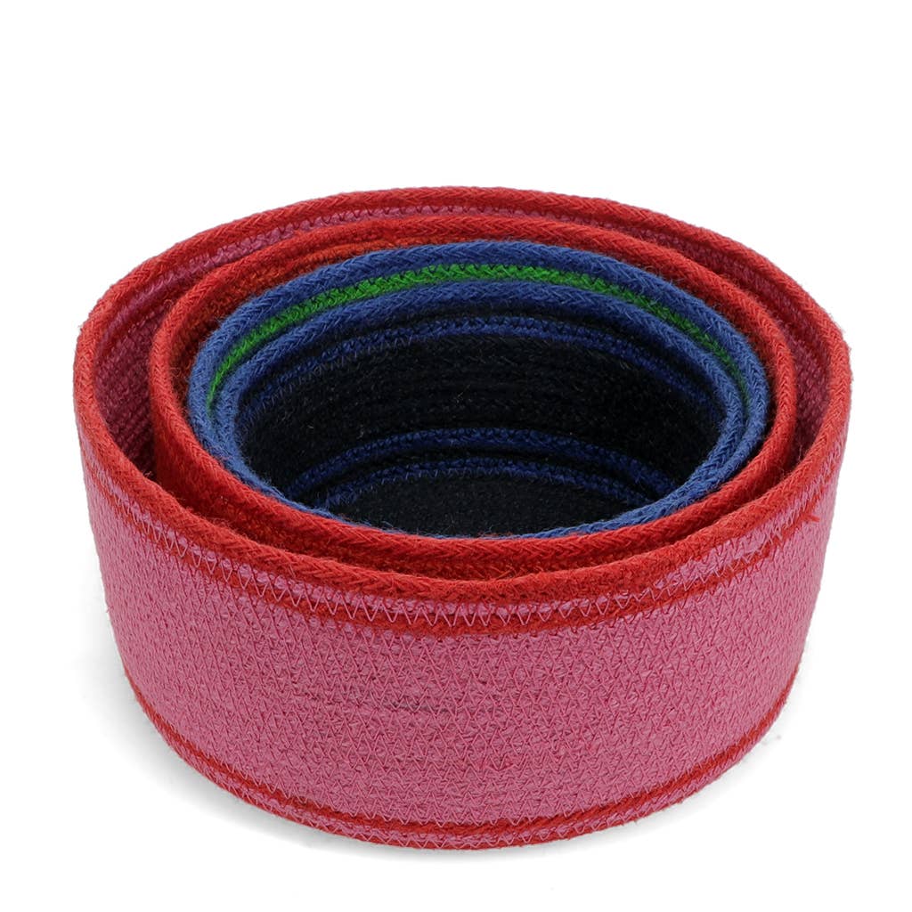 Woven Storage Baskets - Set of 4