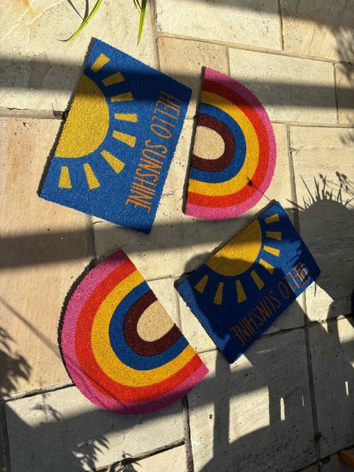 Door Mat - Rainbow