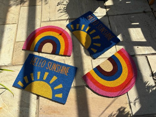Door Mat - Rainbow