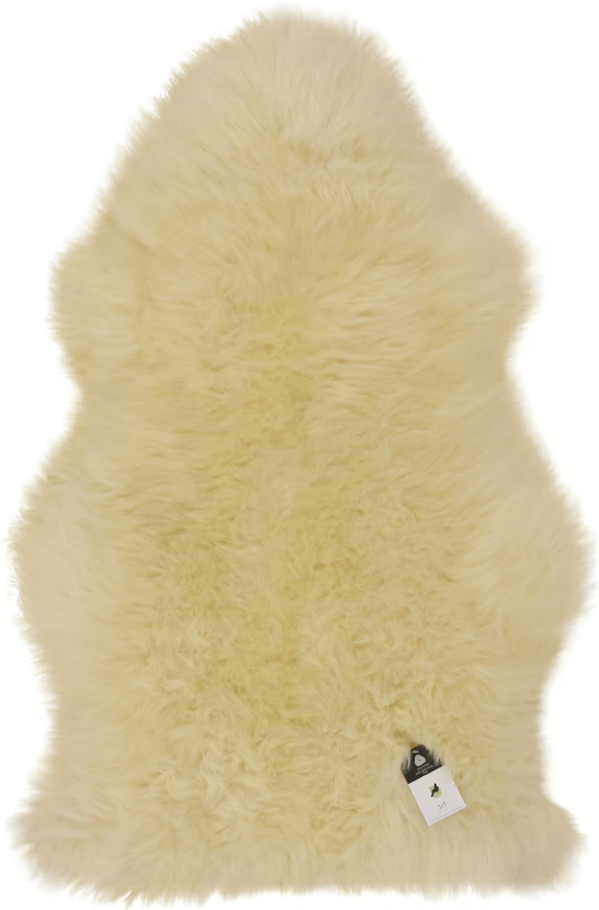 Large Champagne Single Sheepskin