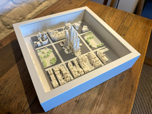 Sagrada Familia 3D Framed City