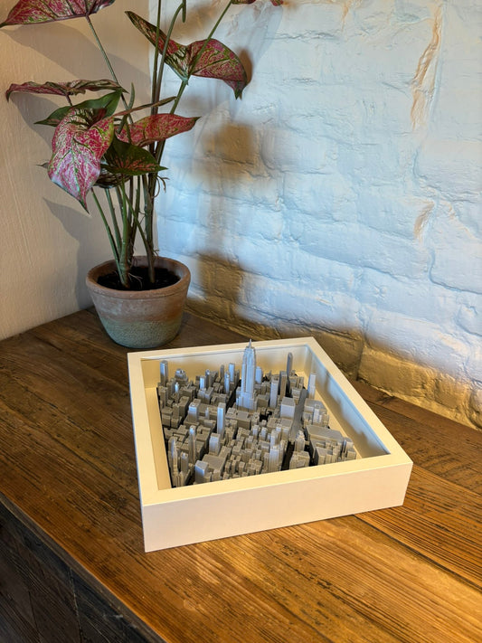 New York 3D Framed City