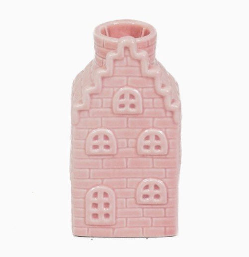 Pink House Candle Holder - 2 Colours Available