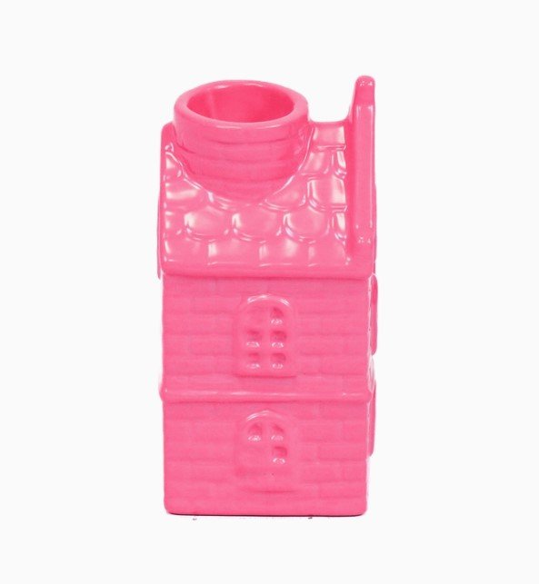 Pink House Candle Holder - 2 Colours Available