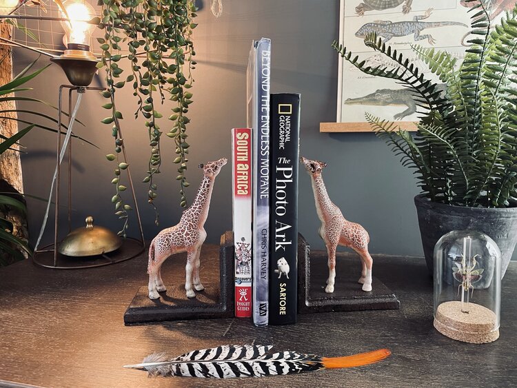 Bookends - Cast Iron Antiqued Bookends