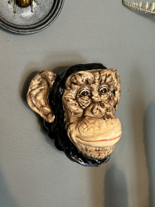 Chimpanzee Wall Sconce Vase