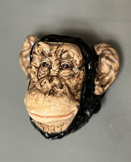 Chimpanzee Wall Sconce Vase