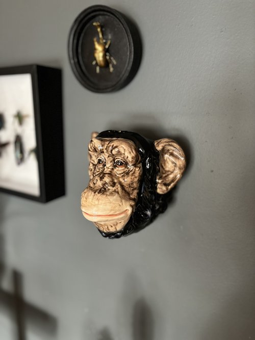 Chimpanzee Wall Sconce Vase