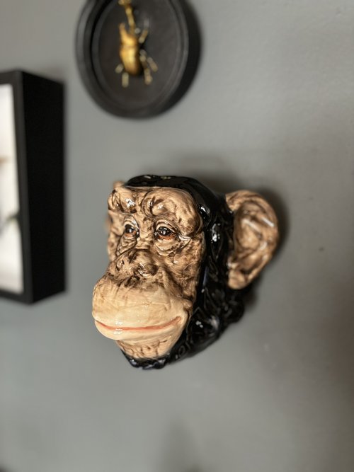 Chimpanzee Wall Sconce Vase