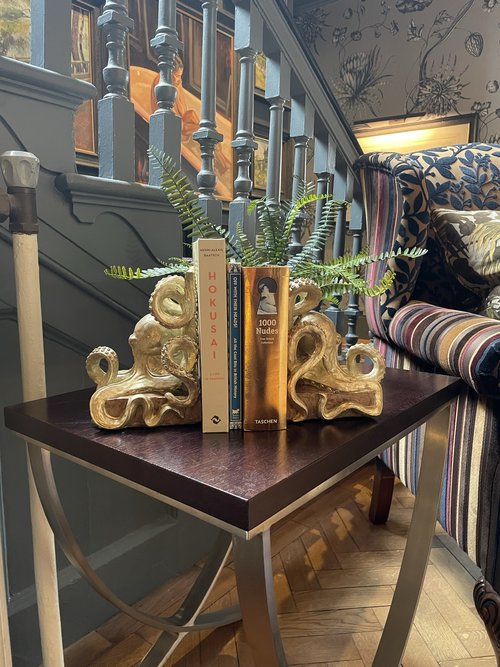 Octopus Bookends - Gold Effect