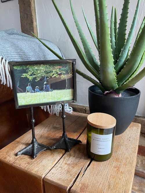 Duck Feet Landscape Photo Frame - Antiqued Black