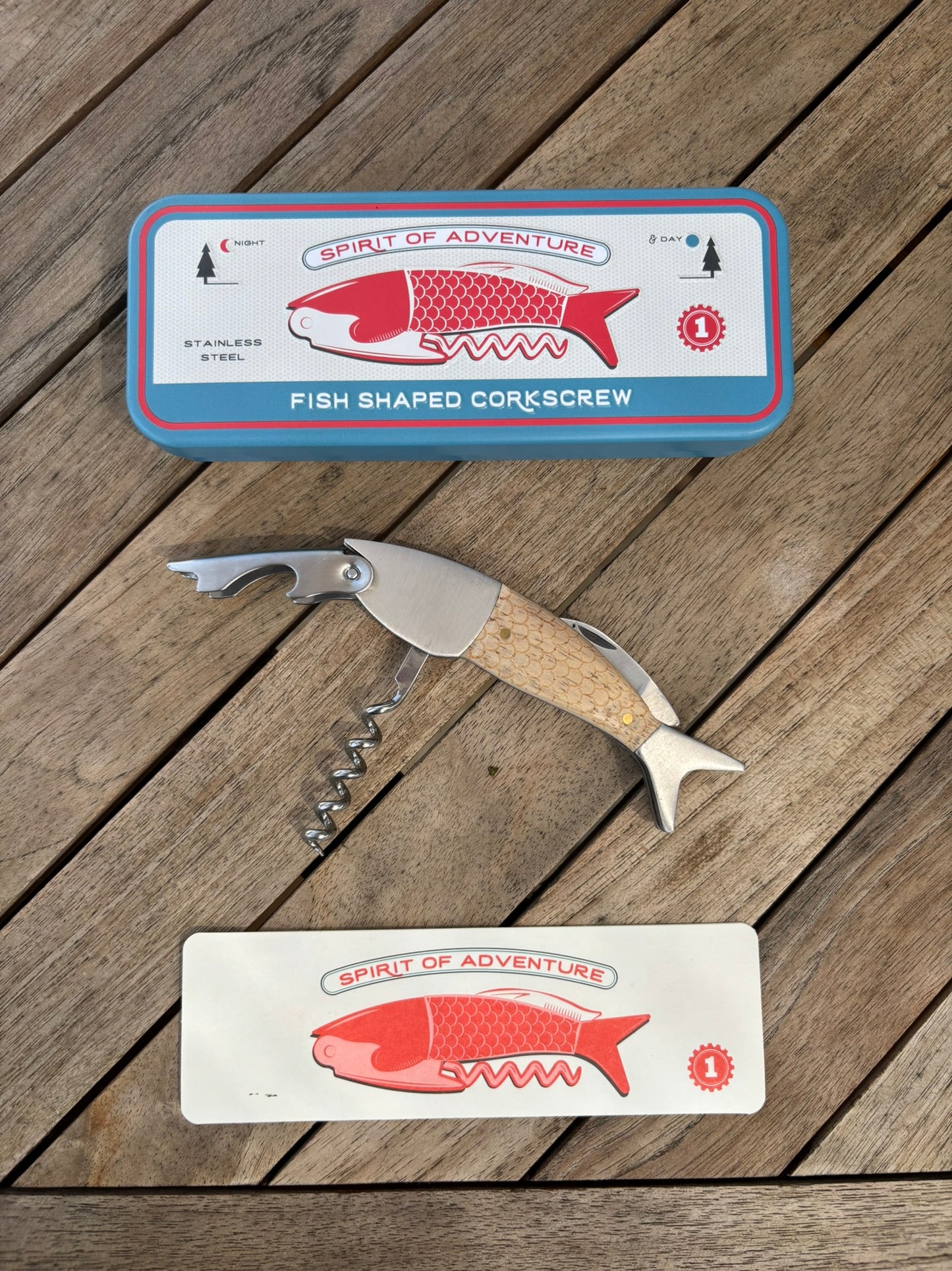 Fish Corkscrew In A Tin
