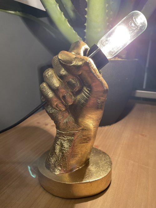 Hand Lamp - Gold