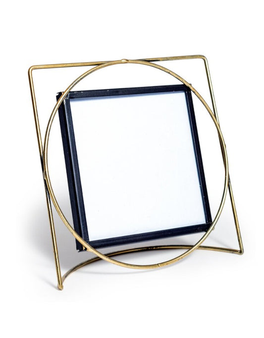 Industrial Gold Wire Photo Frame