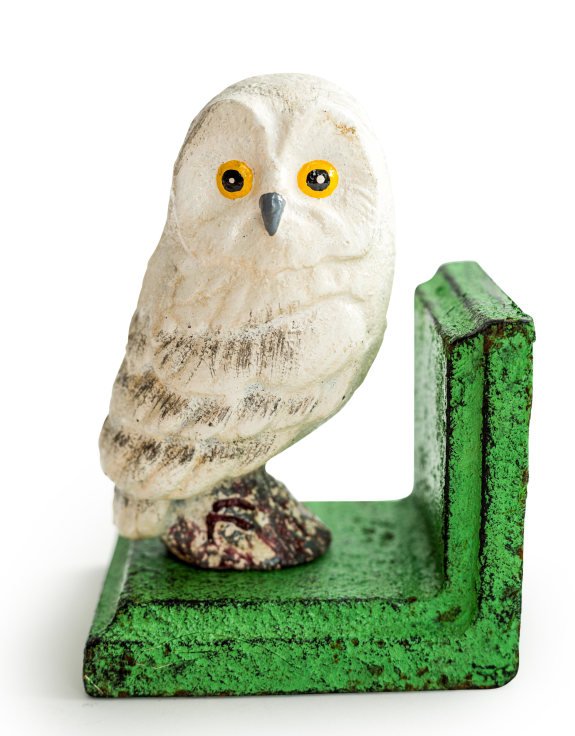 Cast Iron Owl Bookends
