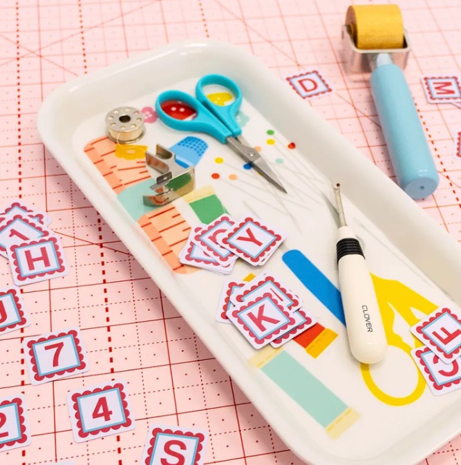 White Haberdashery Tray
