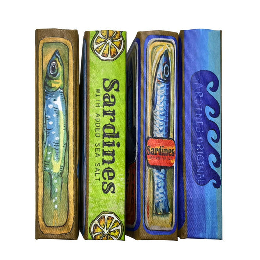 Retro Style Sardine Book Boxes - 4 Styles To Choose From