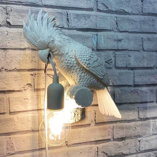 White Cockatoo Wall Lamp