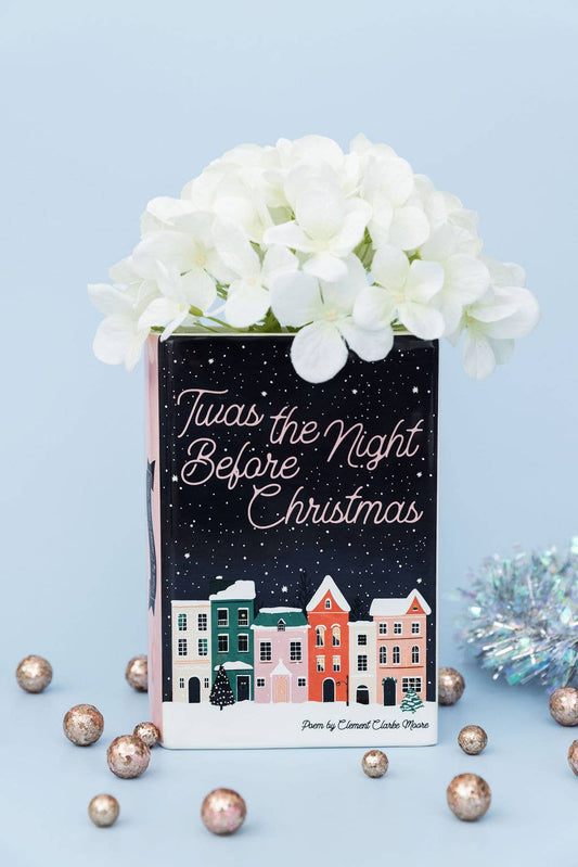 Book Vase - Twas the Night Before Christmas