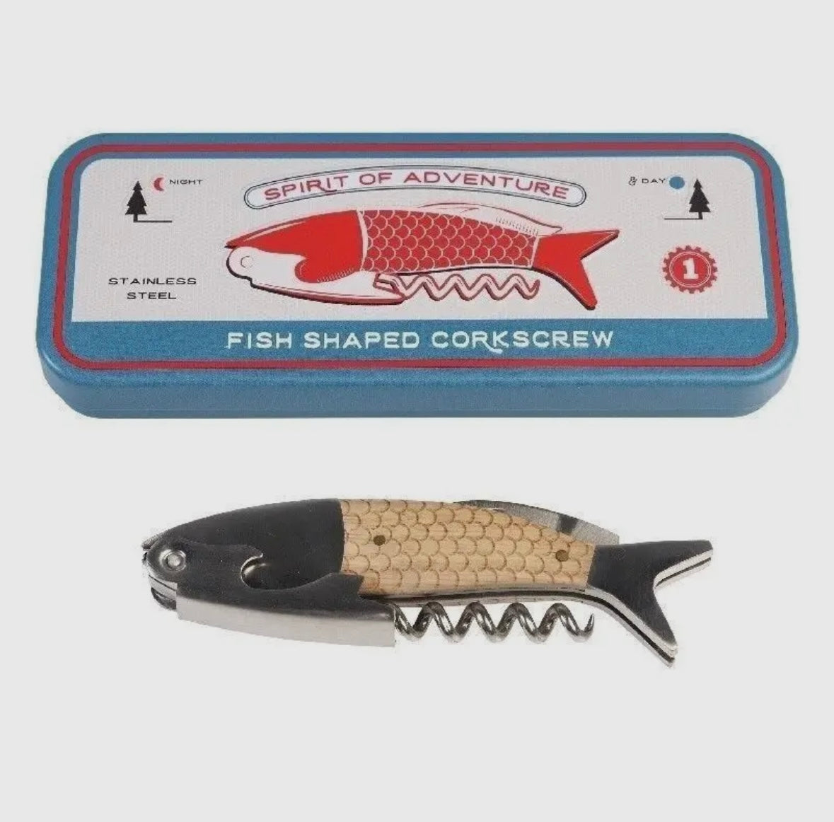 Fish Corkscrew In A Tin
