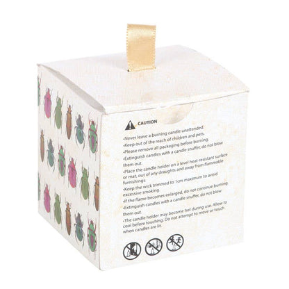 Amber & Vanilla Beetle Print Candle