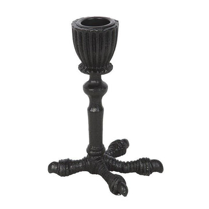 Raven Claw Gothic Taper Candle Holder