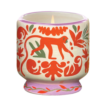 Paddywax A Dopo 8 oz./226g Jungle Ceramic Candle - Coconut & Amber