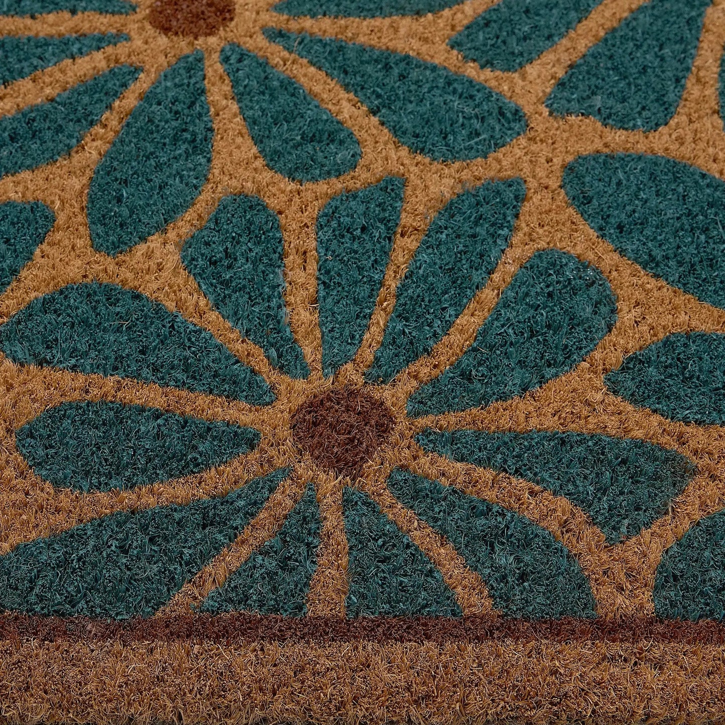 Door Mat - Blue Flowers 45cm x 75cm