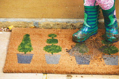 Door Mat - Topiary 45cm x 75cm