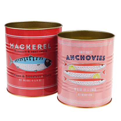 Fish Storage Tins - Set of 2