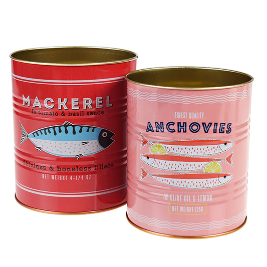 Fish Storage Tins - Set of 2