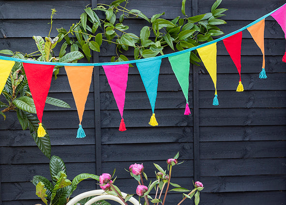 Colourful Tassel Bunting 3m