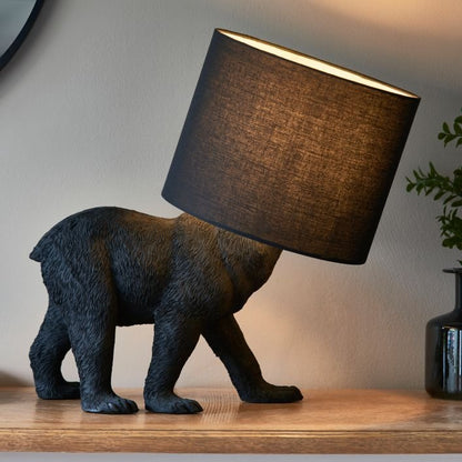 Black Bear Table Lamp