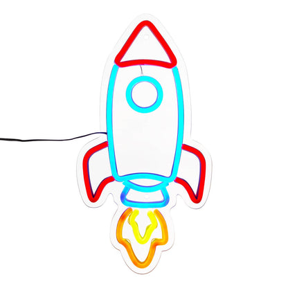 Rocket LED Neon Wall Sign