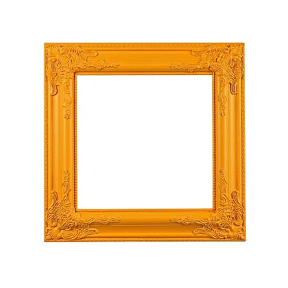 Orange Yellow Baroque Picture Frame – 42 x 42cm