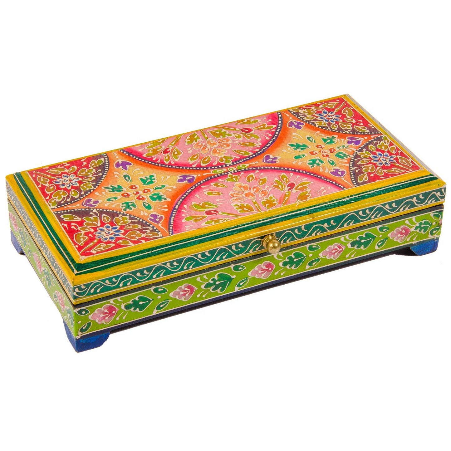 Hand Painted Wooden Box