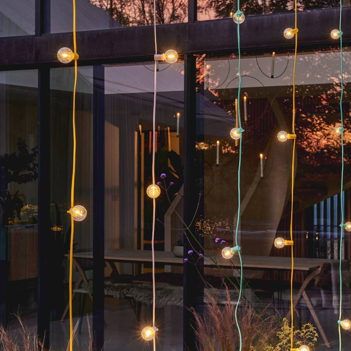 Sunshine Yellow Festoon Lights