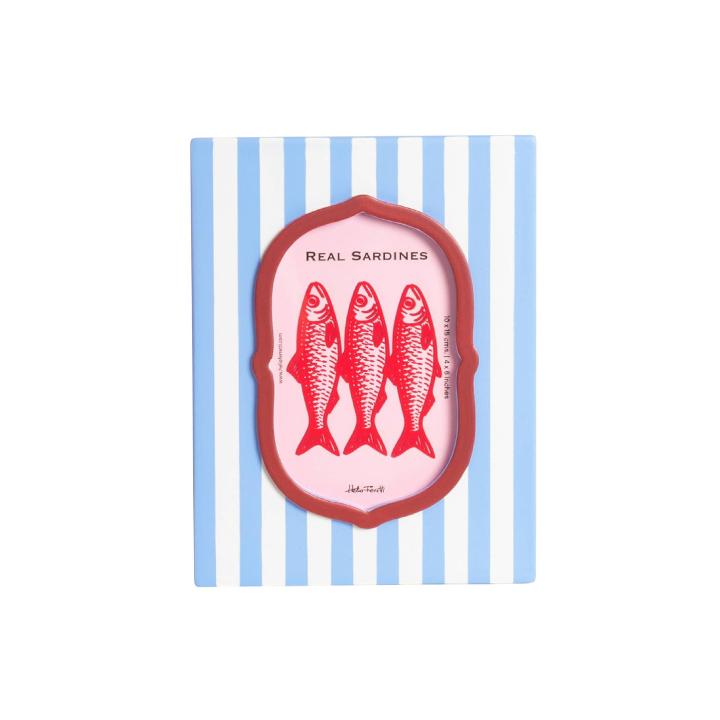 Photo Frame - Blue Striped