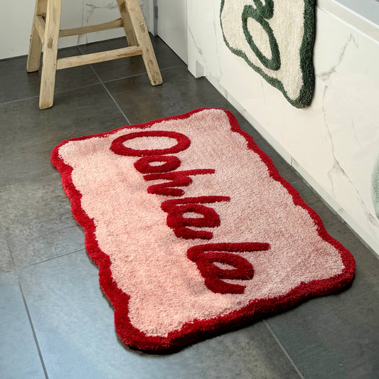 Bath Mat - Ooh La La Pink Scallop
