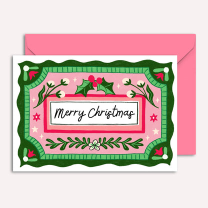 Vintage Style Christmas Cards - Mixed Pack of 5