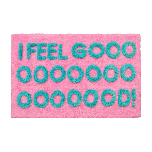 Bath Mat - I Feel Good Pink