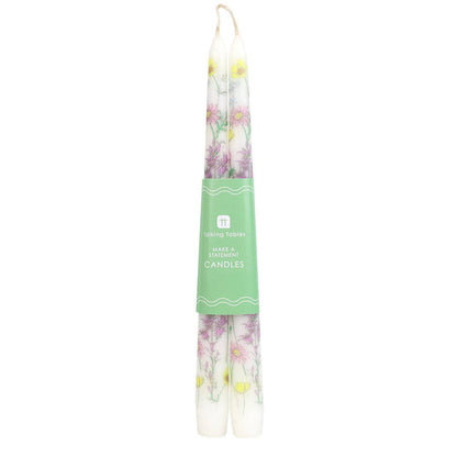 Meadow Taper Dinner Candles - 2 Pack