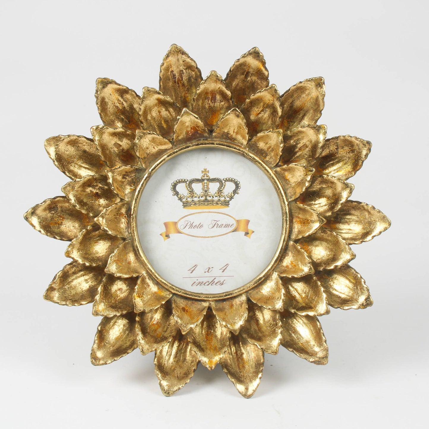 Gilded Sunflower Photo Frame