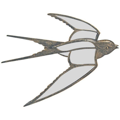 Swallow Mirrored Wall Art