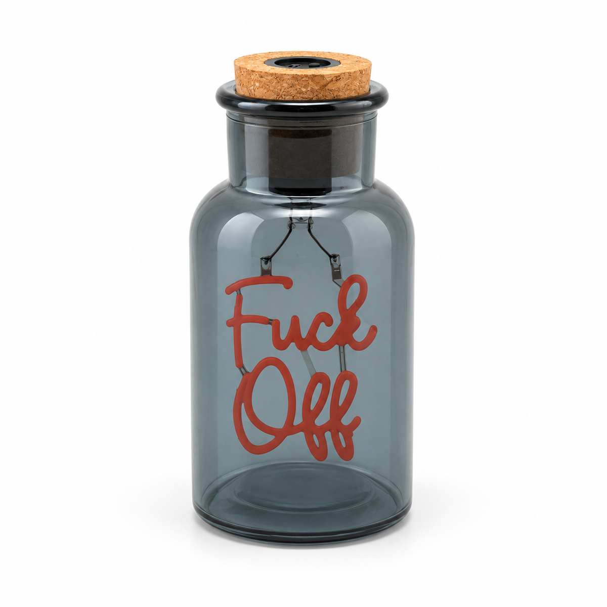 LED Message In A Bottle - Fuck Off